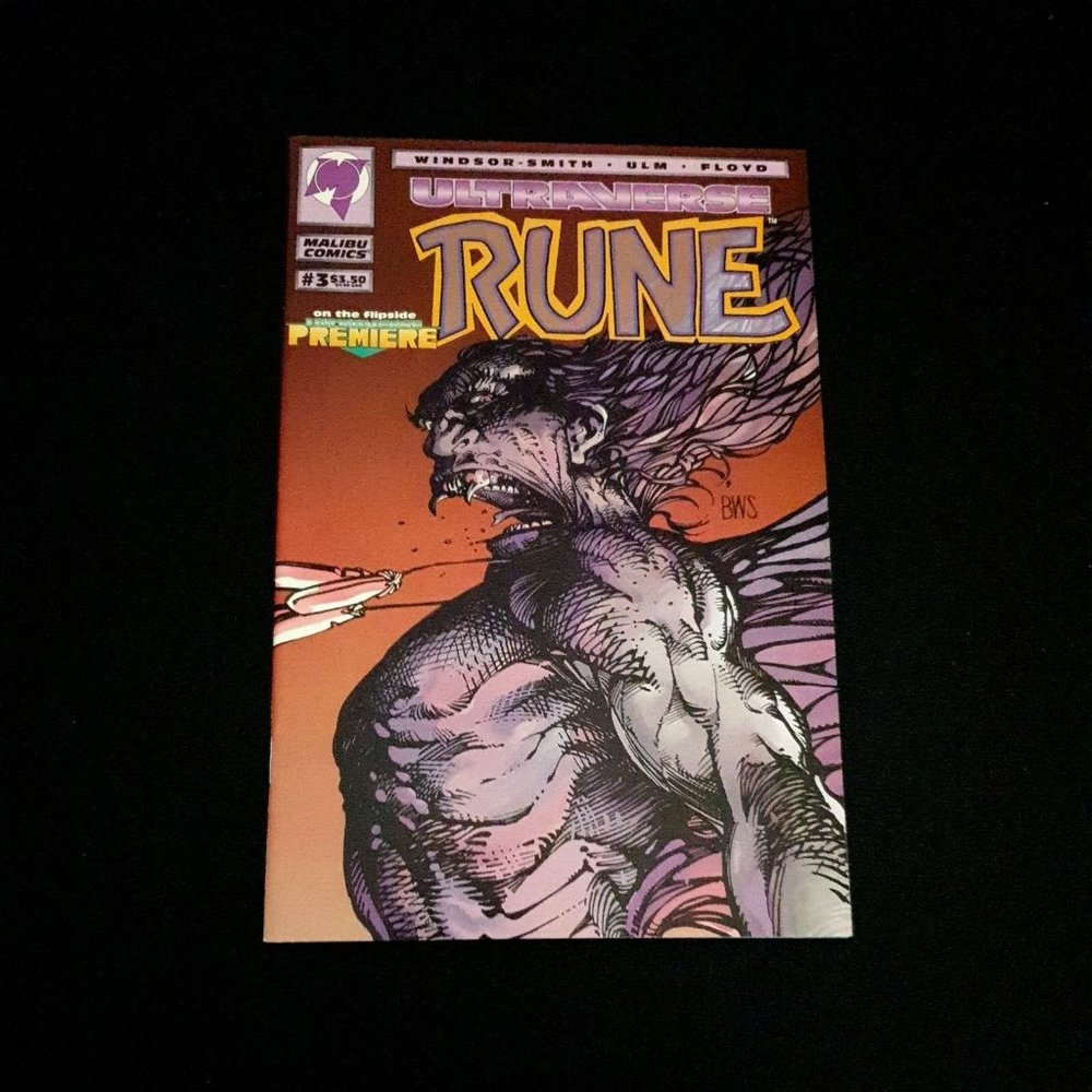 Malibu Comics Ultraverse Premier 1 March 1994 Double Issue Features Rune 3
